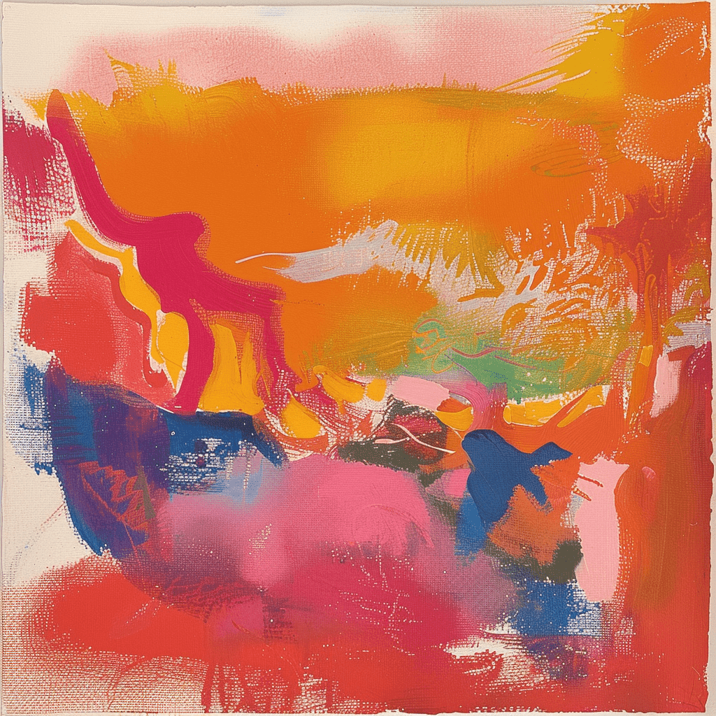 background painting representing Jasmine Musk