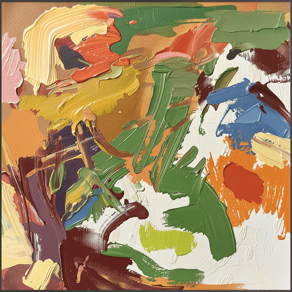 background painting representing Vert des Bois