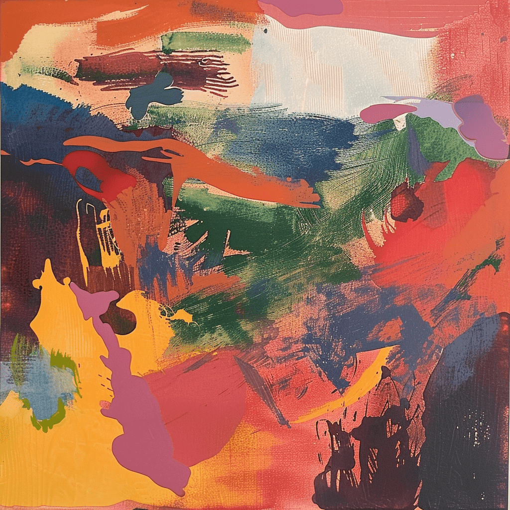 background painting representing Bois Marocain