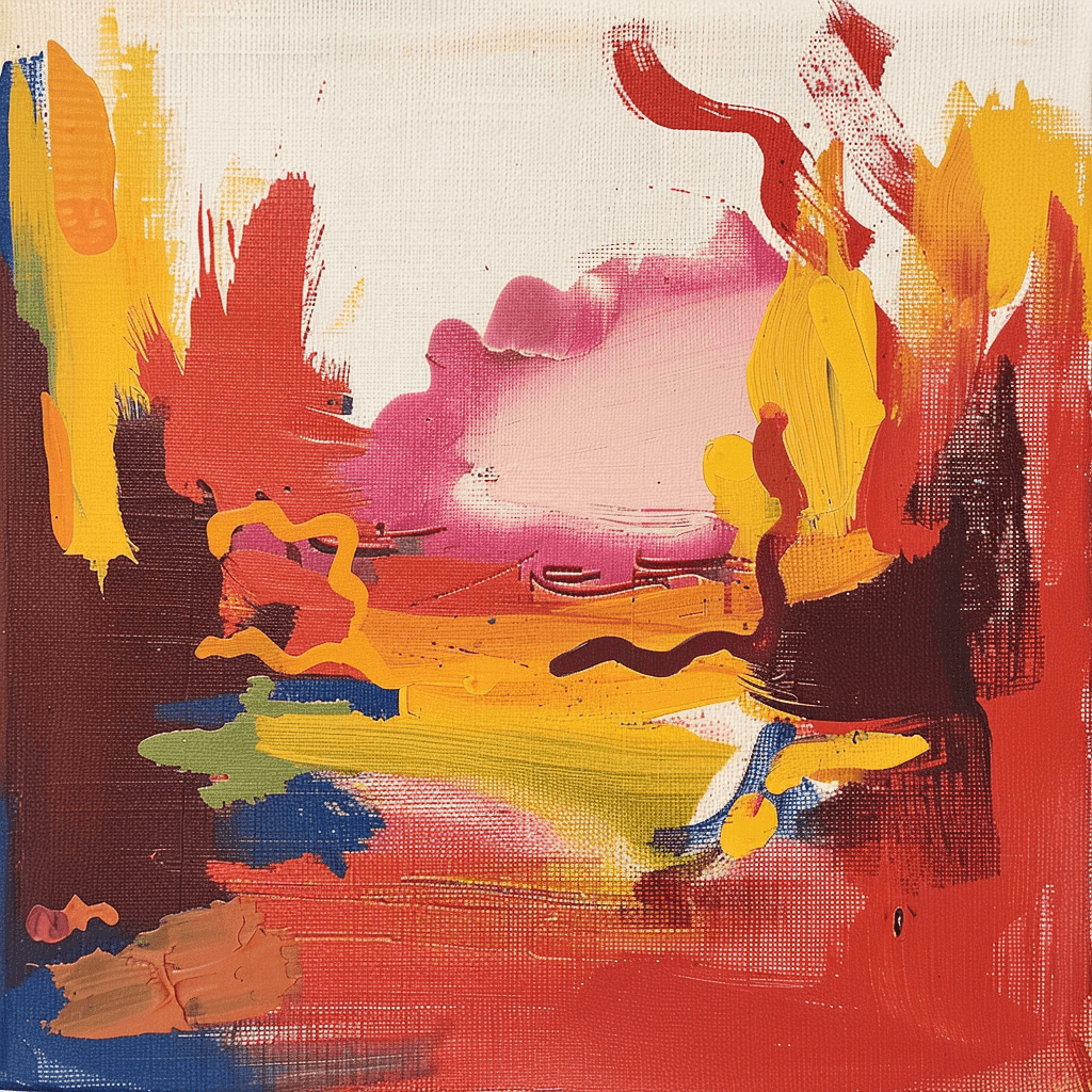 background painting representing Noir pour Femme