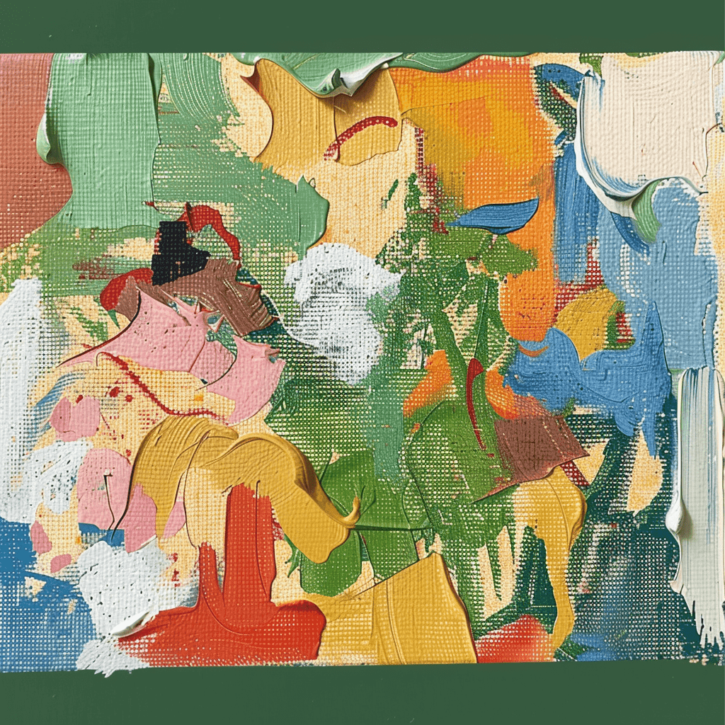 background painting representing Vert de Fleur