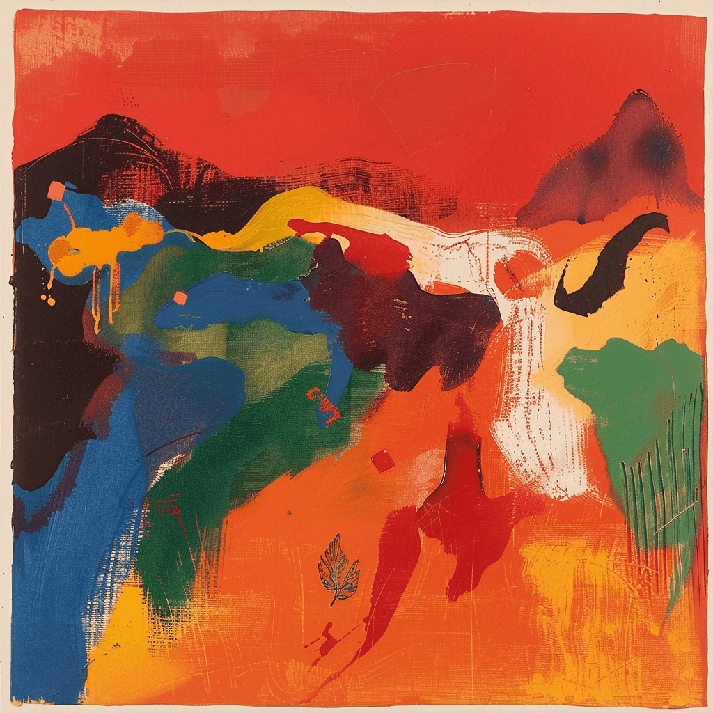 background painting representing Tuscan Leather