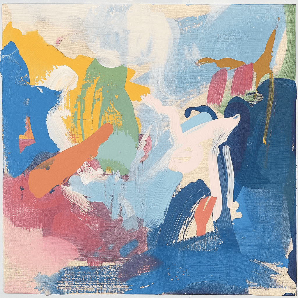 background painting representing Eau de Jasmin Rouge