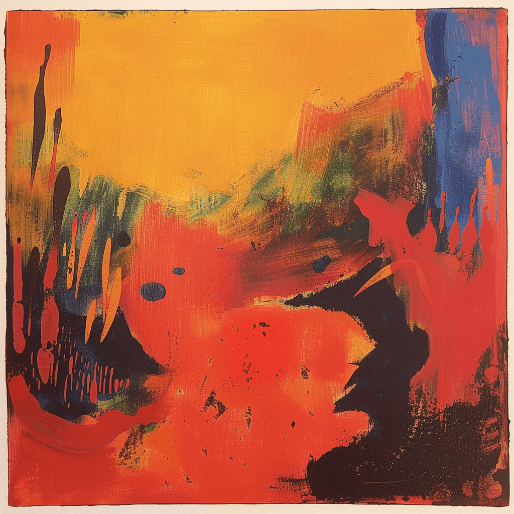 background painting representing London