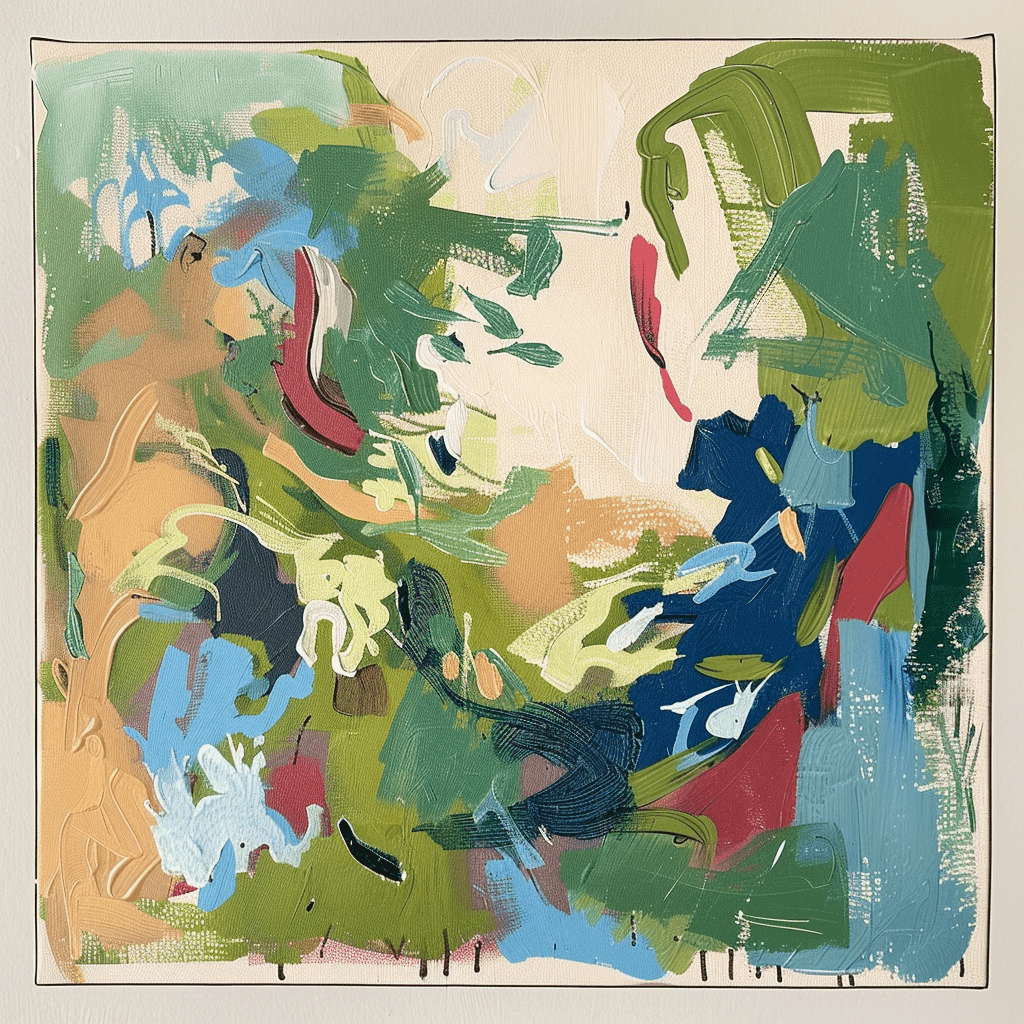 background painting representing Vert Bohème