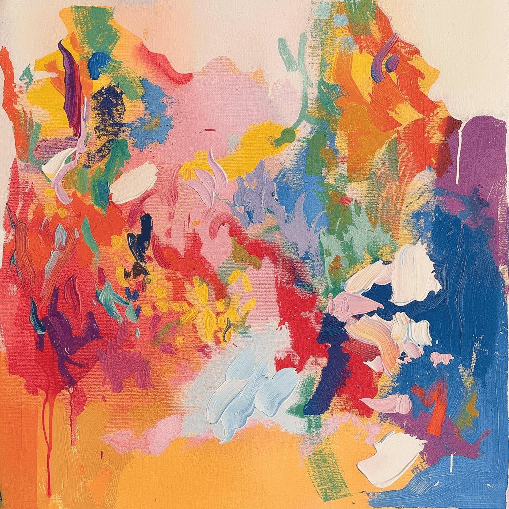 background painting representing Fleur de Chine