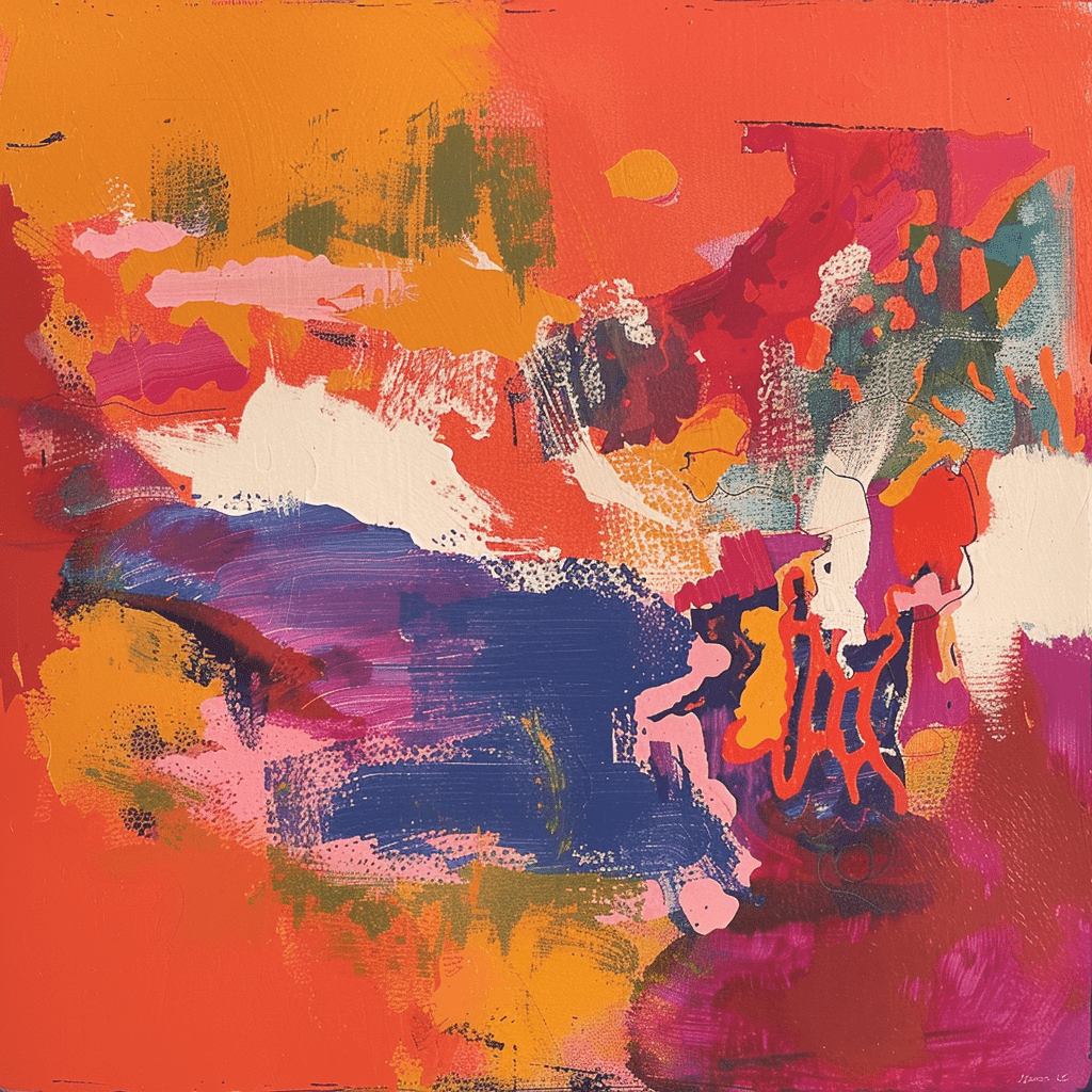 background painting representing Shanghai Lily