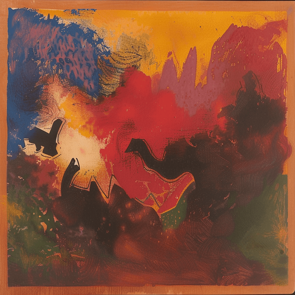 background painting representing Sahara Noir