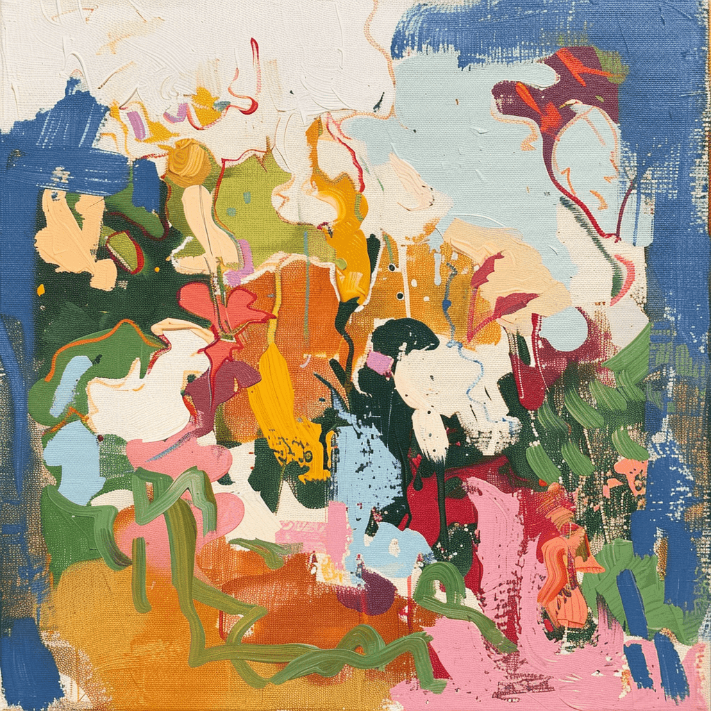 background painting representing Ombre de Hyacinth