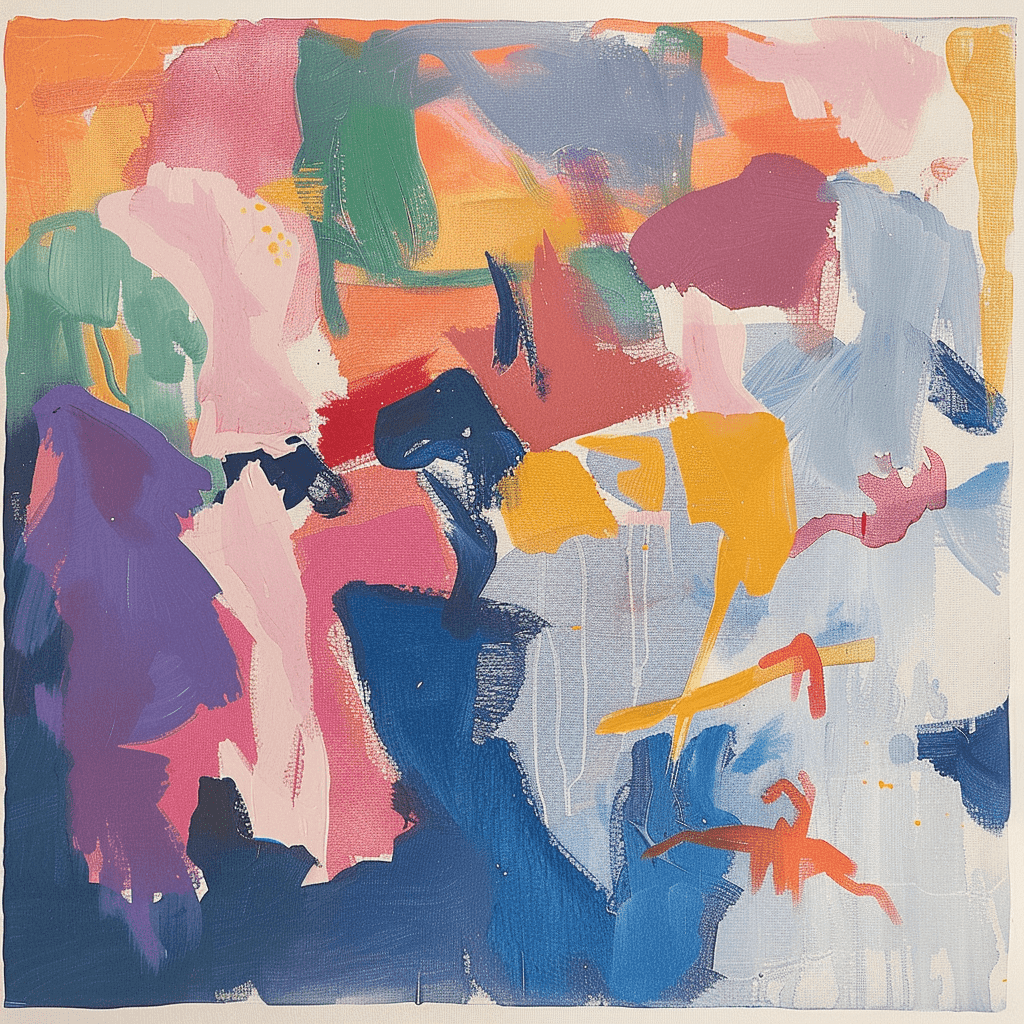 background painting representing Rose d'Amalfi