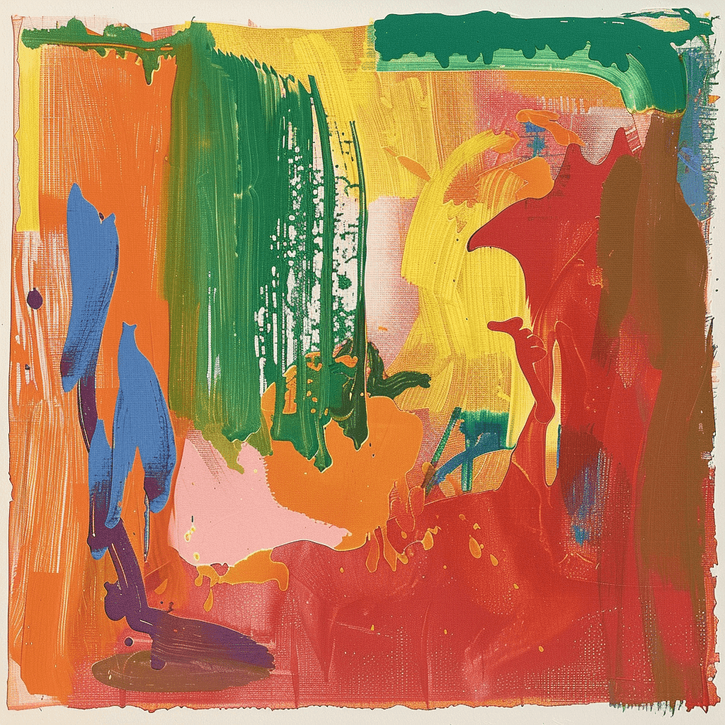 background painting representing Fougère d'Argent