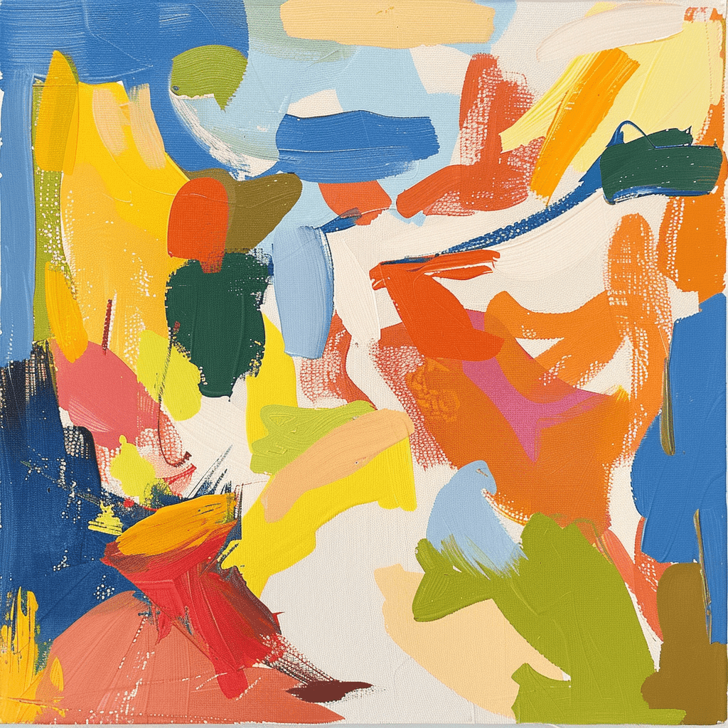 background painting representing Rive d'Ambre