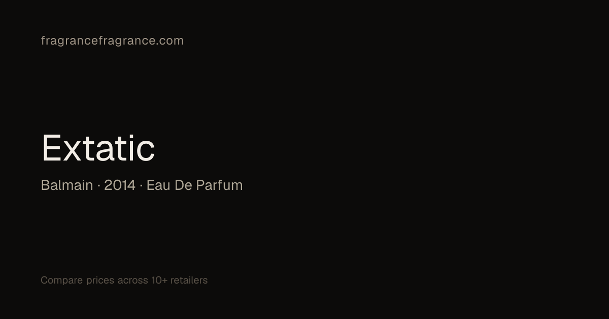 Extatic Eau de Parfum by Balmain | Fragrance Fragrance