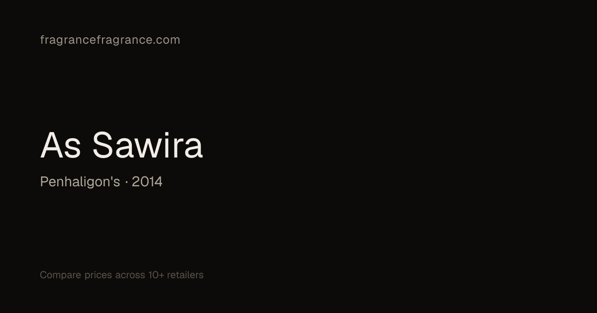 As Sawira (2014) by Penhaligon's | Fragrance Fragrance